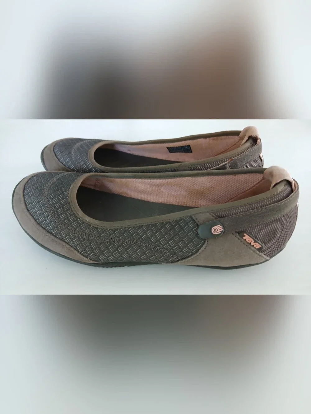 Teva Niyama Ballet Mary Jane Flats – Brown/Pink – Women’s 8 – Style 1003976
